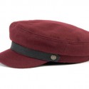 Burgundy Melton Wool Fiddler