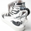 Raf Simons Silver Astranaut Boot