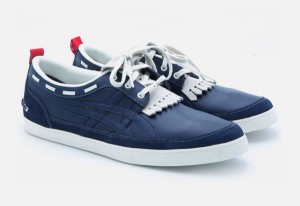 Синие сникерсы Onitsuka Tiger Carrack