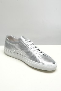 Common Projects Achilles Perforated Low 09 Edition Silver