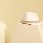 Белая шляпа-федора Paul Smith