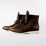 Кожаные коричневые зимние мужские ботинки, Common Projects