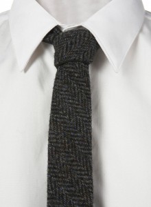 Узкий галстук из шерсти, Harris Tweed x Topman
