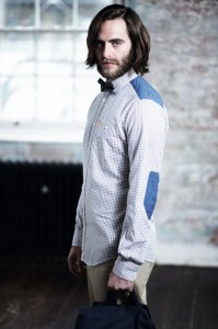 Рубашка с заплатками на локтях, Ben Sherman Modern Classic