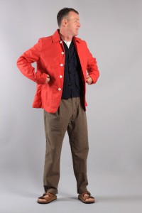 Мужская красная куртка, Universal Works