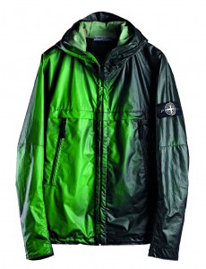 Куртка Stone Island Heat Reactive Jacket, черно-зеленого цвета
